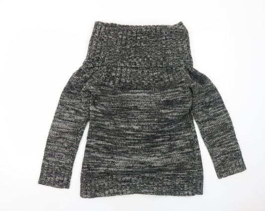 Womens UK Size 12 New Look Grey Pullover Jumper