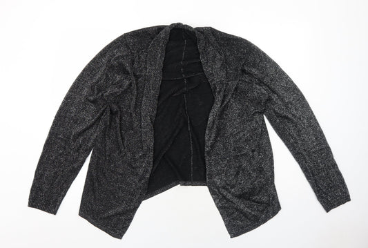 Womens UK Size 18 Cotton Traders Black Cardigan Jumper