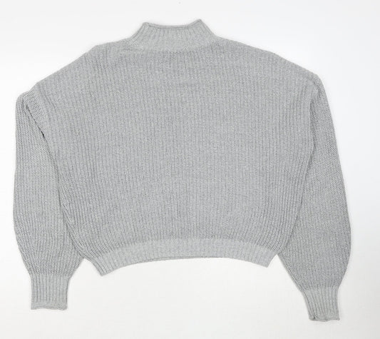 Womens UK Size S Hollister Grey Pullover Jumper