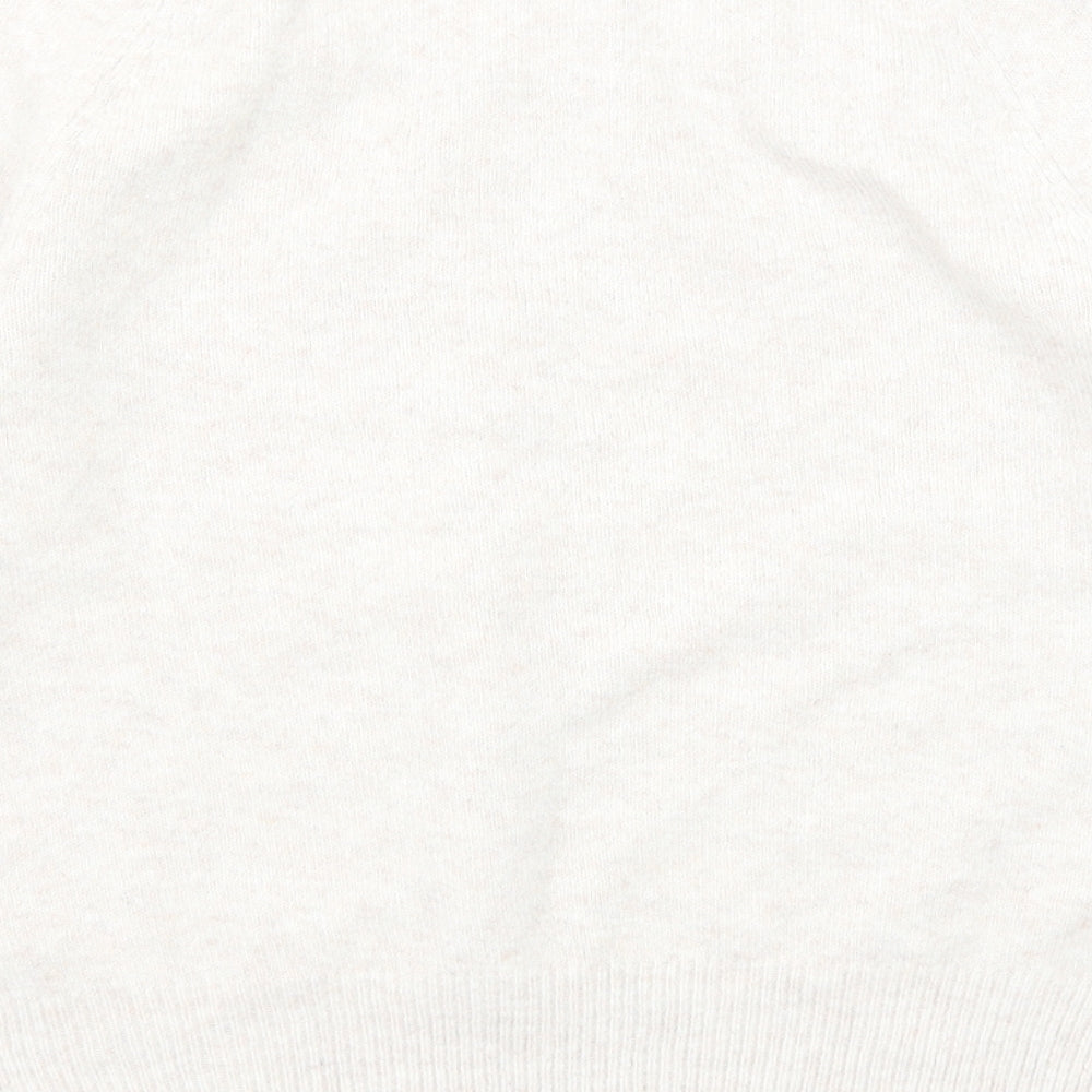 Womens UK Size M Marks and Spencer Ivory Pullover Jumper