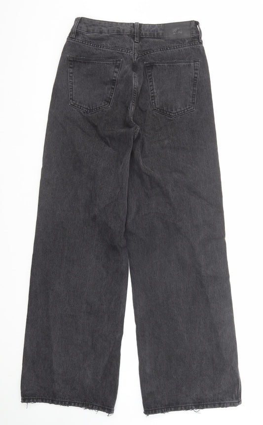 BDG Womens Grey Cotton Straight Jeans Size 26 in L32 in Regular Zip