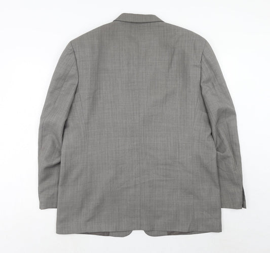 Mens UK Size 44 Zantos Regular Grey Suit Jacket