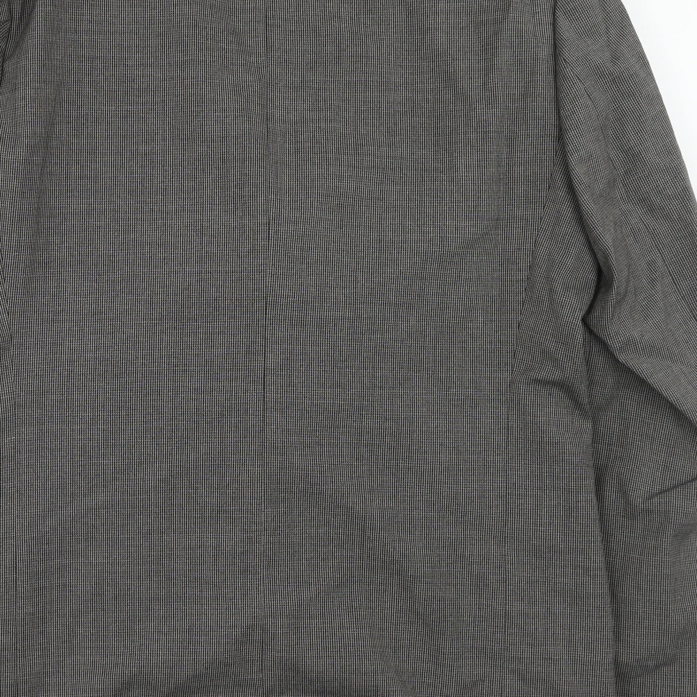 Mens UK Size 44 Burton Regular Grey Suit Jacket