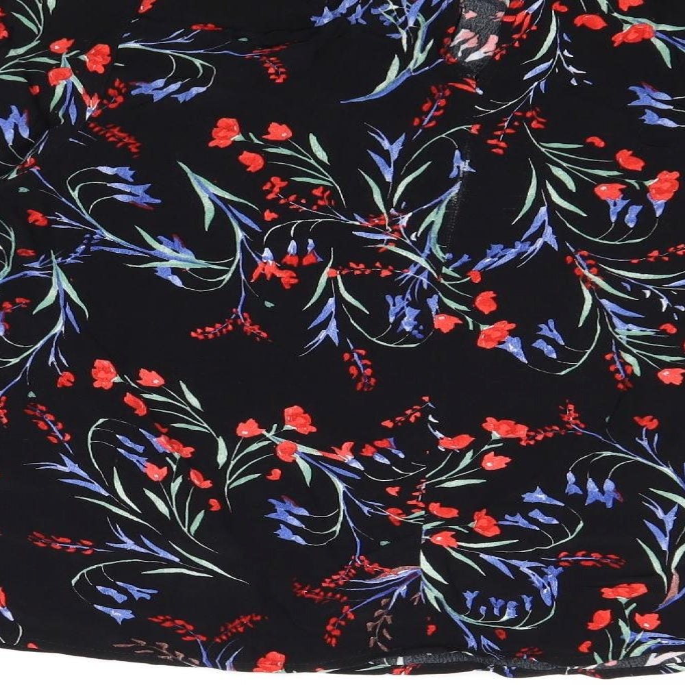 Womens UK Size 6 Topshop Multicoloured Basic Blouse