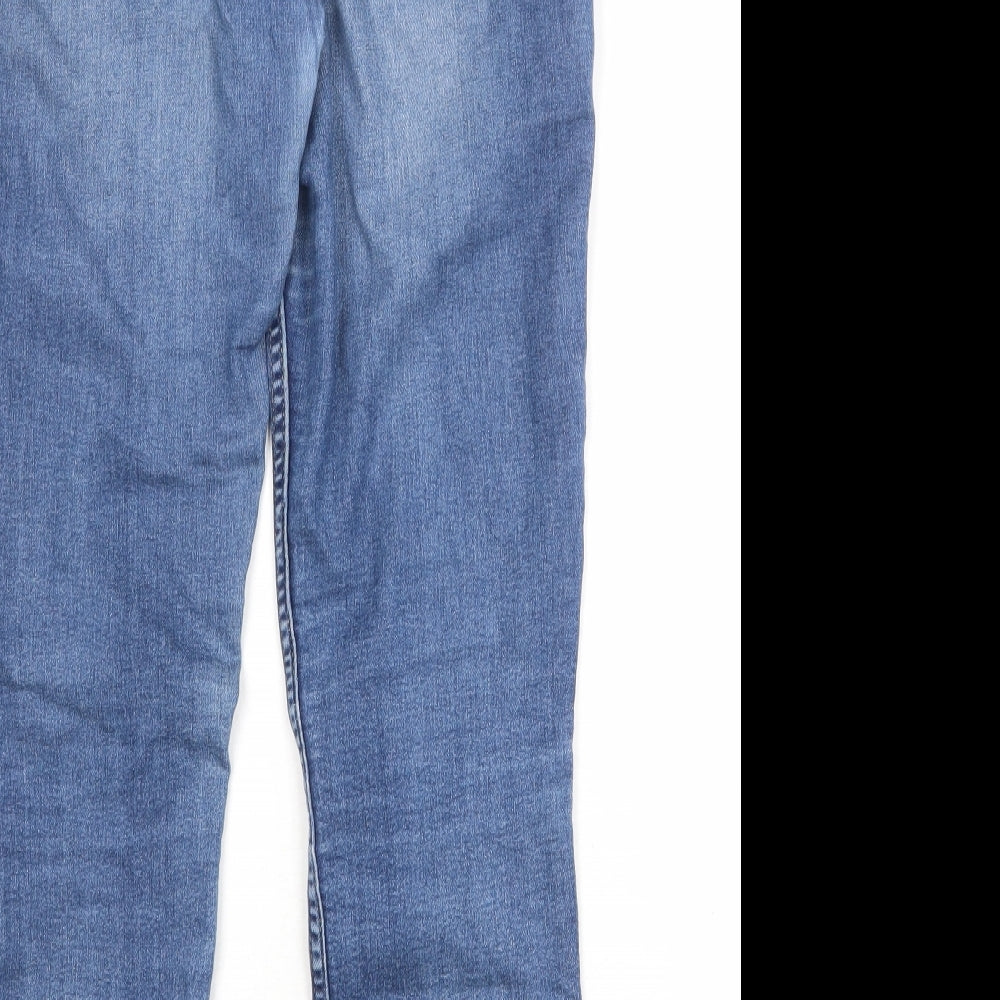 Womens UK Size 6 H&M Regular Fit Skinny Blue Jeans