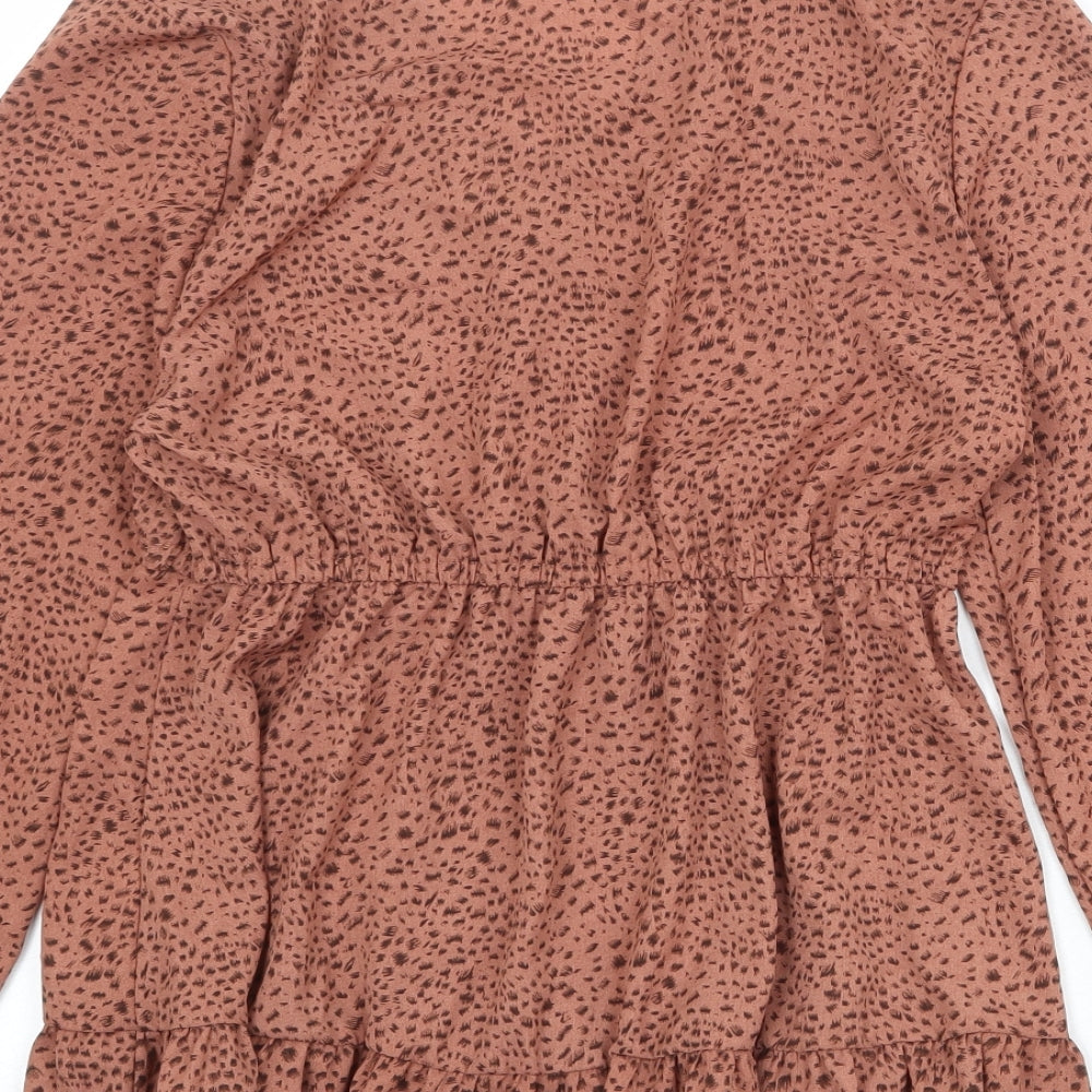 Womens UK Size M Tenki Pink Basic Blouse