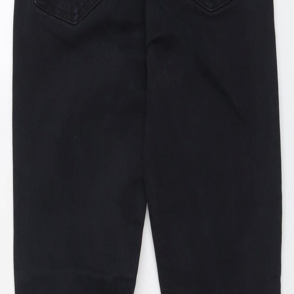 Topshop Womens Blue Cotton Skinny Jeans Size 28 in L27 in Regular Button