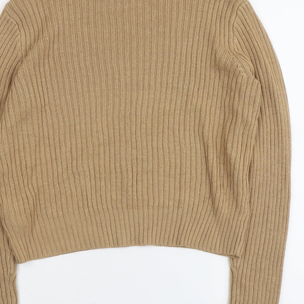 Womens UK Size S H&M Beige Pullover Jumper