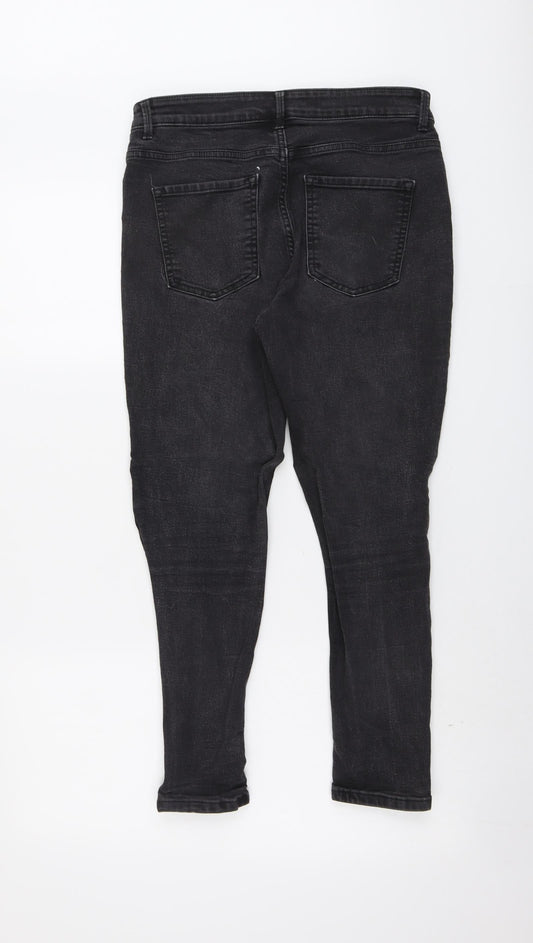 Womens UK Size 12 Marks and Spencer Regular Fit Skinny Black Jeans