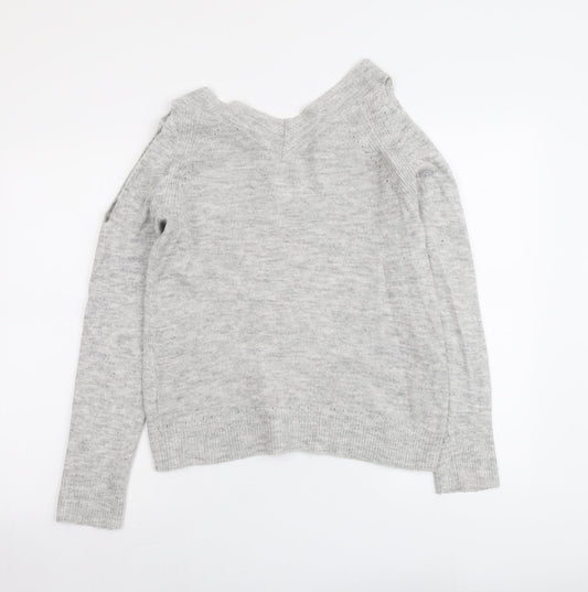 Womens UK Size 10 Dorothy Perkins Grey Pullover Jumper