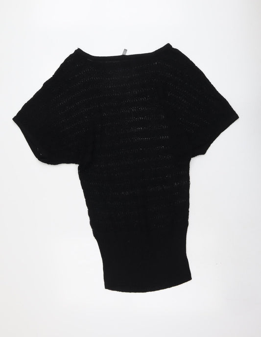 Womens UK Size 14 South Black Pullover Jumper