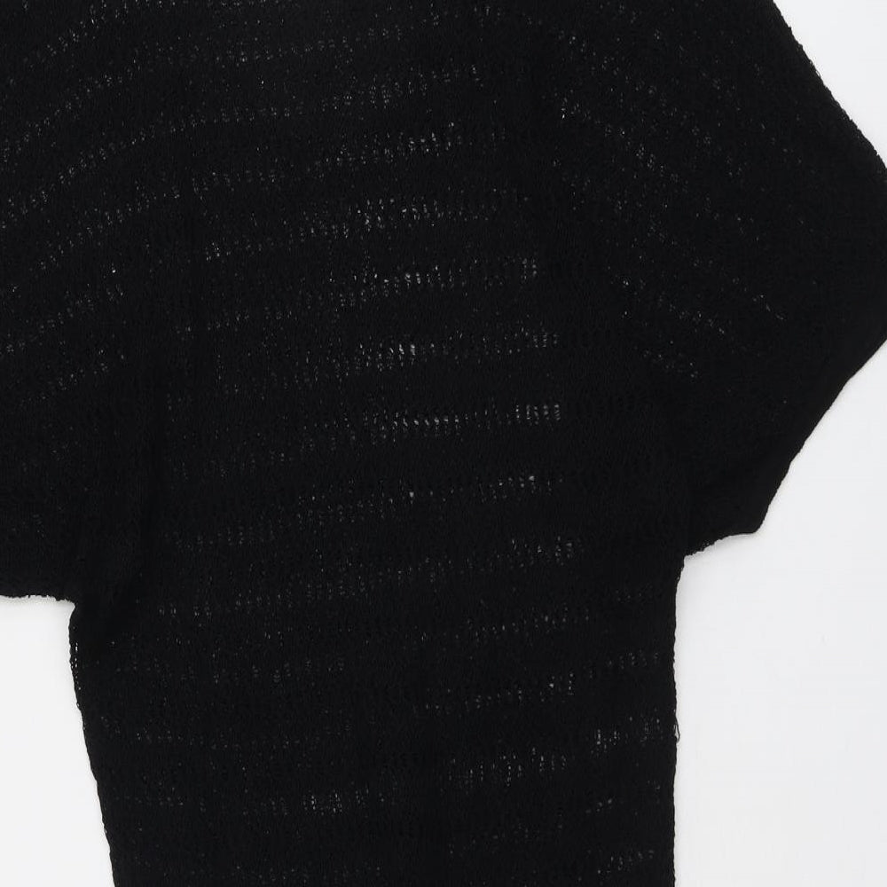 Womens UK Size 14 South Black Pullover Jumper