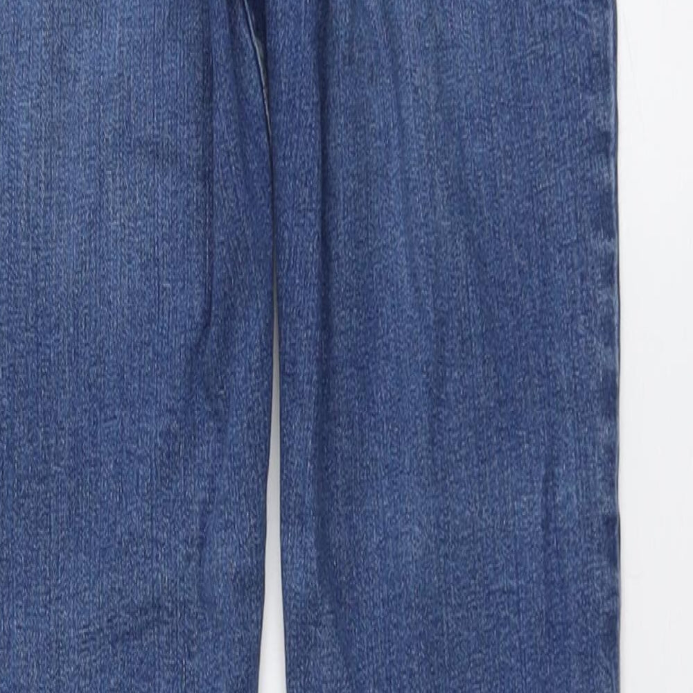 New Look Womens Blue Cotton Skinny Jeans Size 6 L26 in Regular Button