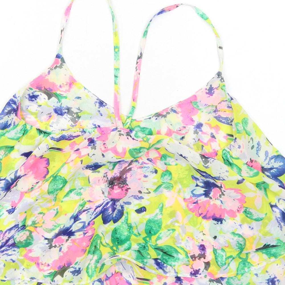 Womens UK Size S Vera&Lucy Multicoloured Camisole Tank