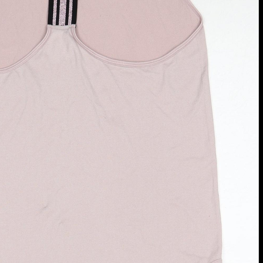Boux Womens Pink Polyester Pullover Tank Size S Round Neck Pullover