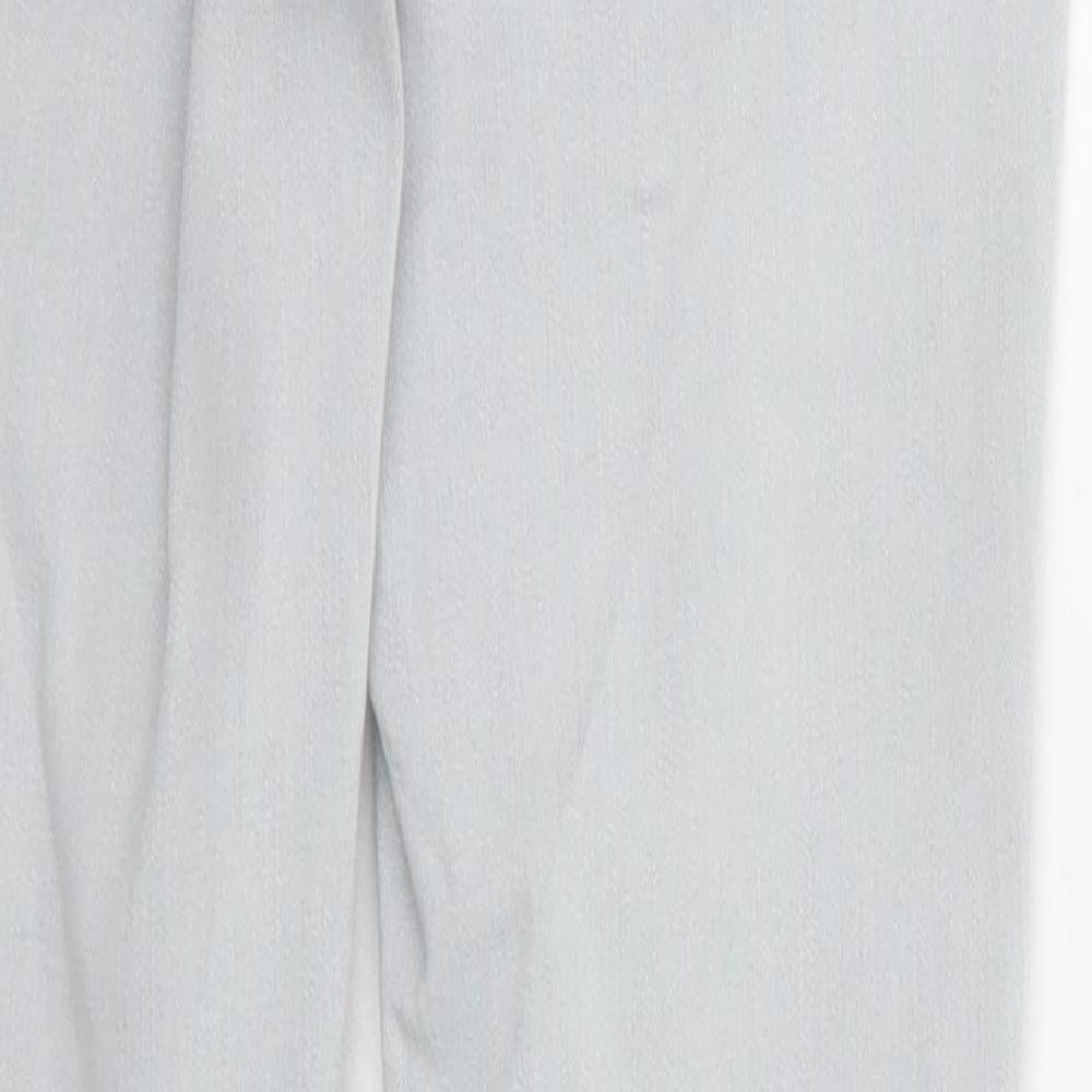 NEXT Womens Grey Cotton Jegging Jeans Size 6 Regular Zip