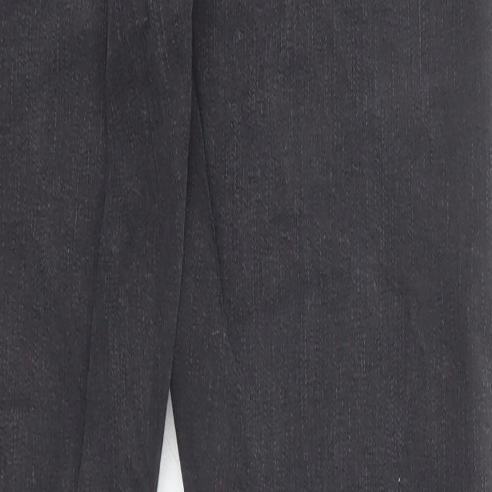 Topshop Womens Grey Cotton Skinny Jeans Size 28 in Regular Zip