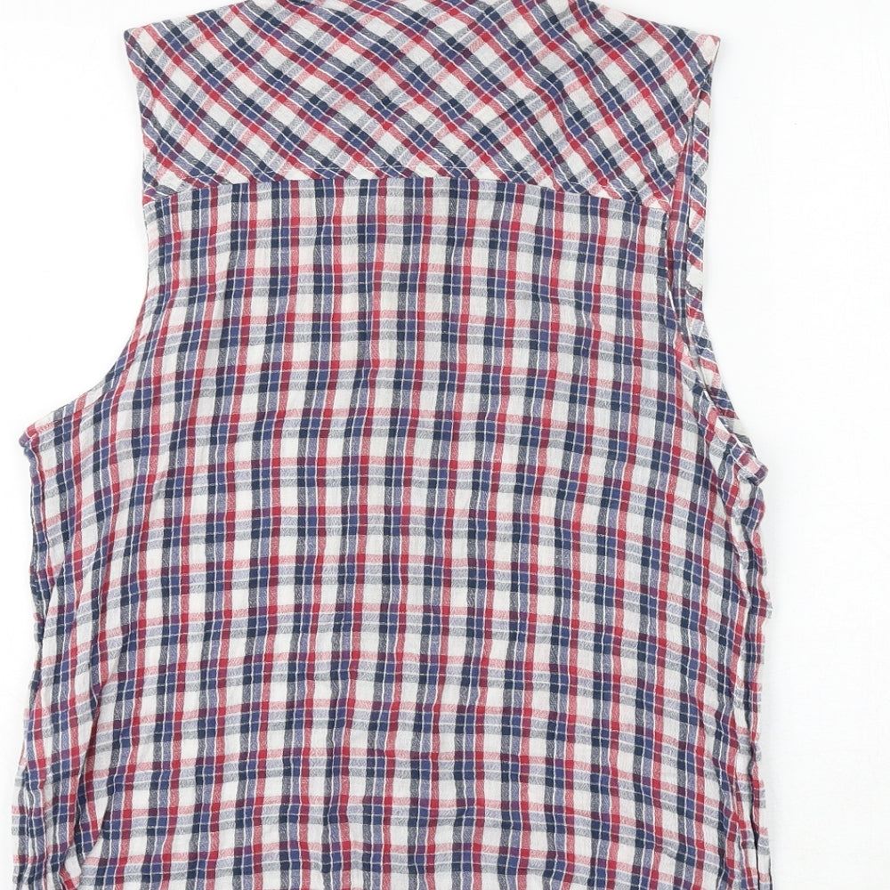 Womens UK Size L FOREVER 21 Multicoloured Basic Button-Up