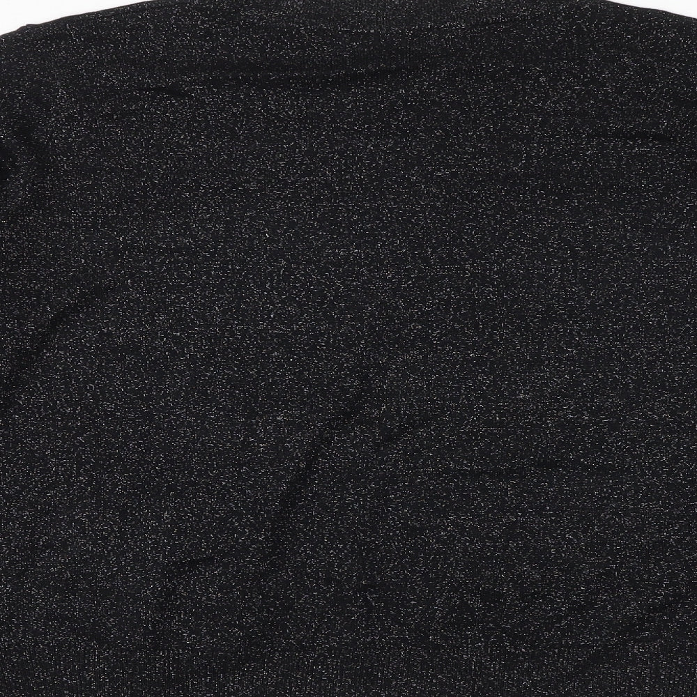 Womens UK Size M Marks and Spencer Black Pullover Jumper