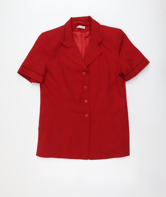 Womens UK Size 16 Bonmarché Regular Red Blazer