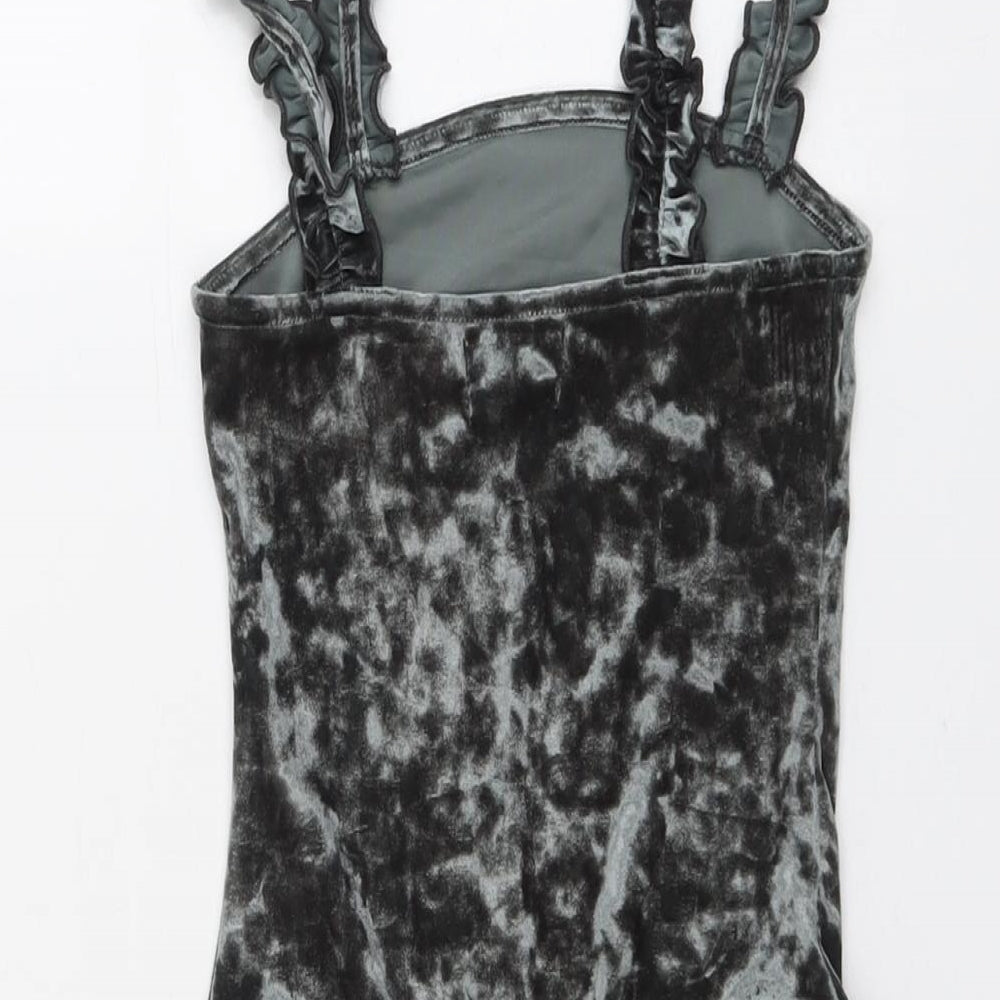 Urban Outfitters Womens Green Polyester Bodysuit One-Piece Size S Pullover