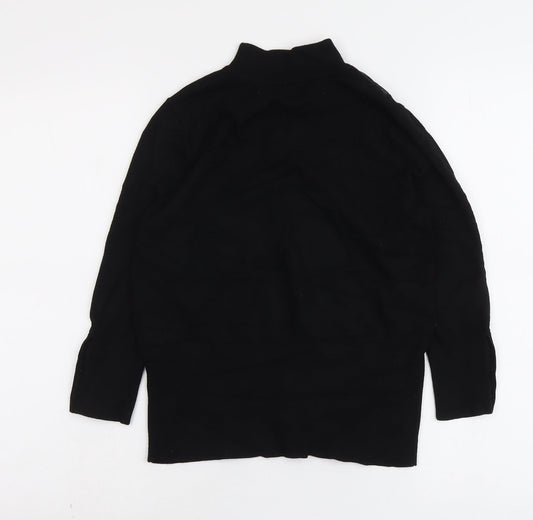 Womens UK Size 12 Star Black Pullover Jumper