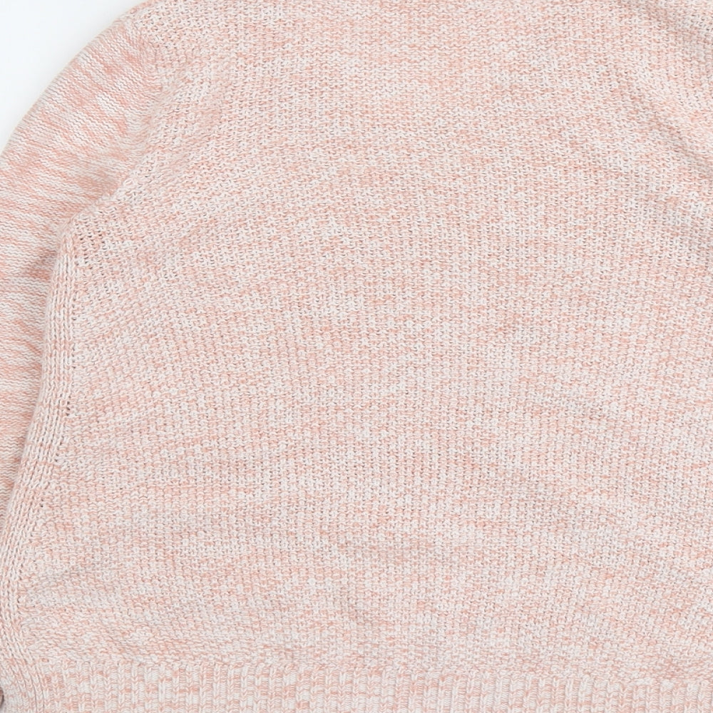 Womens UK Size 12 M&Co Pink Pullover Jumper