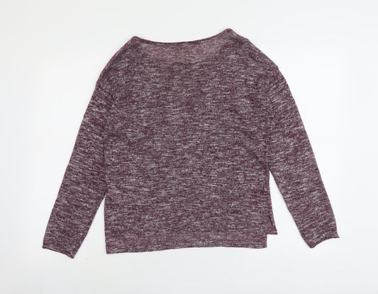 Womens UK Size XS H&M Purple Pullover Jumper