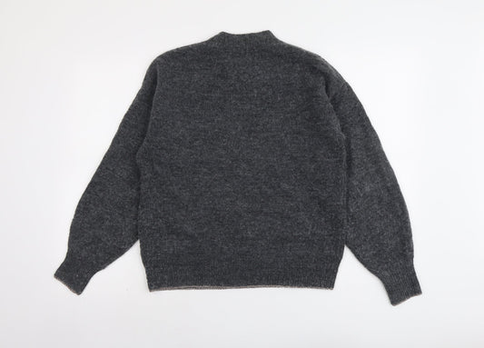 Womens UK Size S Marks and Spencer Grey Pullover Jumper