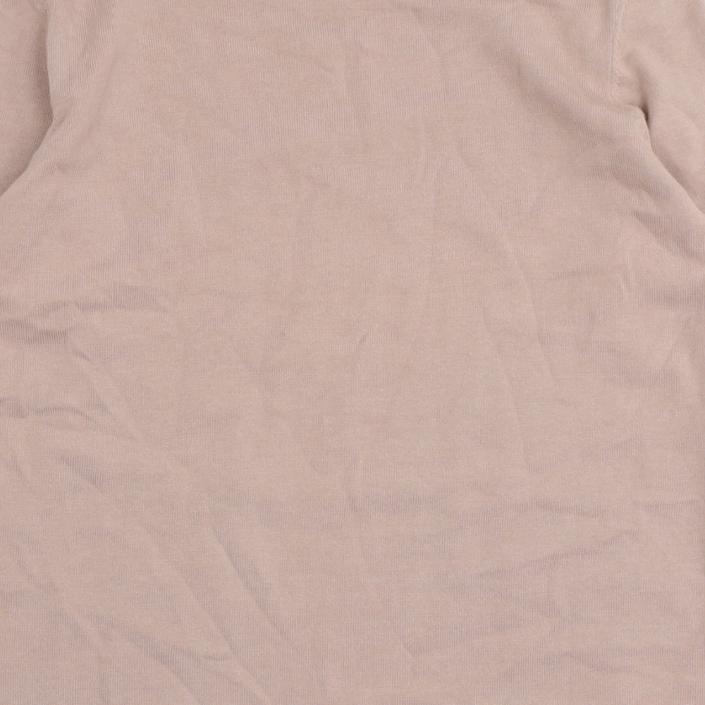 Womens UK Size 14 Damart Pink Pullover Jumper