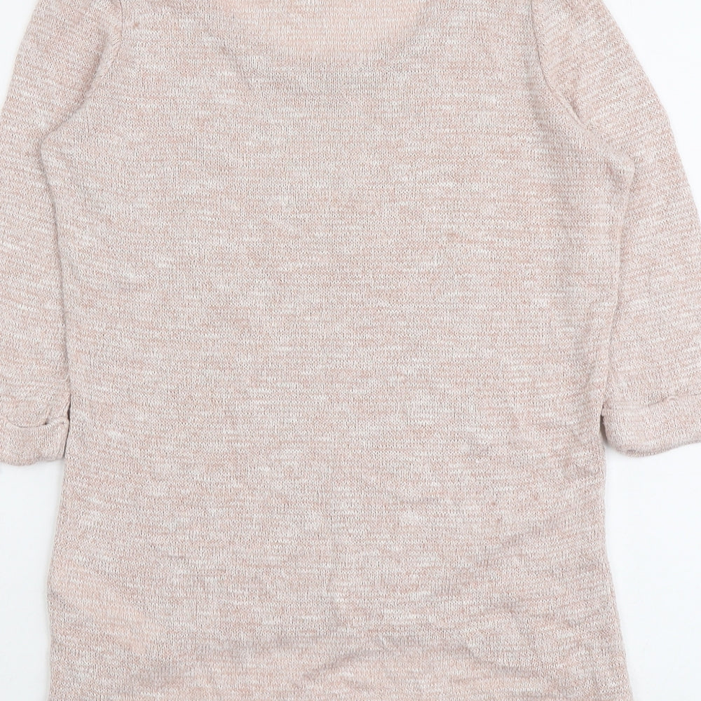 Womens UK Size 10 New Look Pink Pullover Jumper