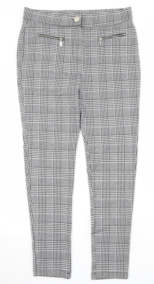 Womens UK Size 12 Select Regular Fit Black Trousers