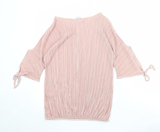 Womens UK Size S Stock Shop Pink Basic Blouse