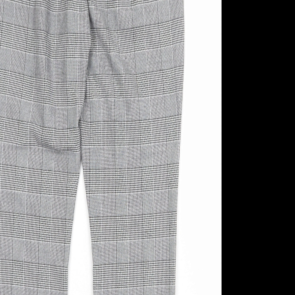 Womens UK Size 28 in VERO MODA Regular Fit Carrot Grey Trousers