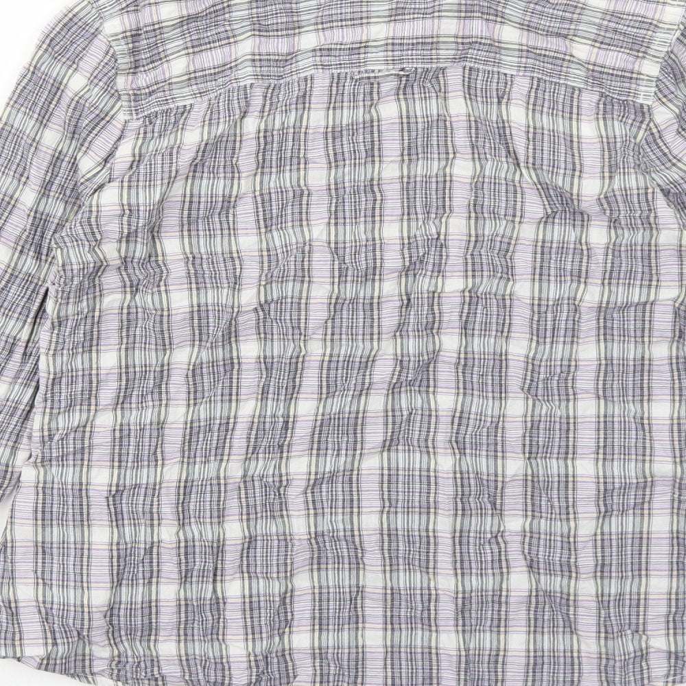 Womens UK Size 8 Gap Purple Basic Button-Up
