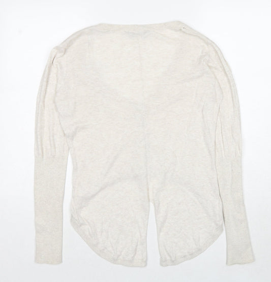 Womens UK Size 12 Dorothy Perkins Beige Cardigan Jumper