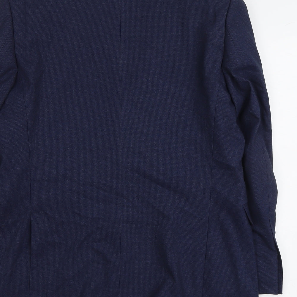 Mens UK Size 44 Burton Regular Blue Suit Jacket