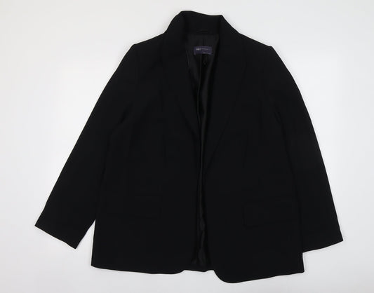 Womens UK Size 12 Marks and Spencer Regular Black Blazer