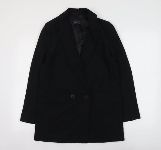Womens UK Size 8 Marks and Spencer Regular Black Suit Jacket