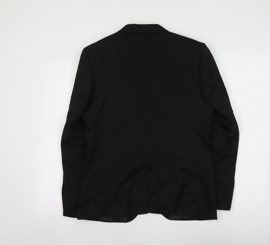 Mens UK Size L Marks and Spencer Regular Black Suit Jacket