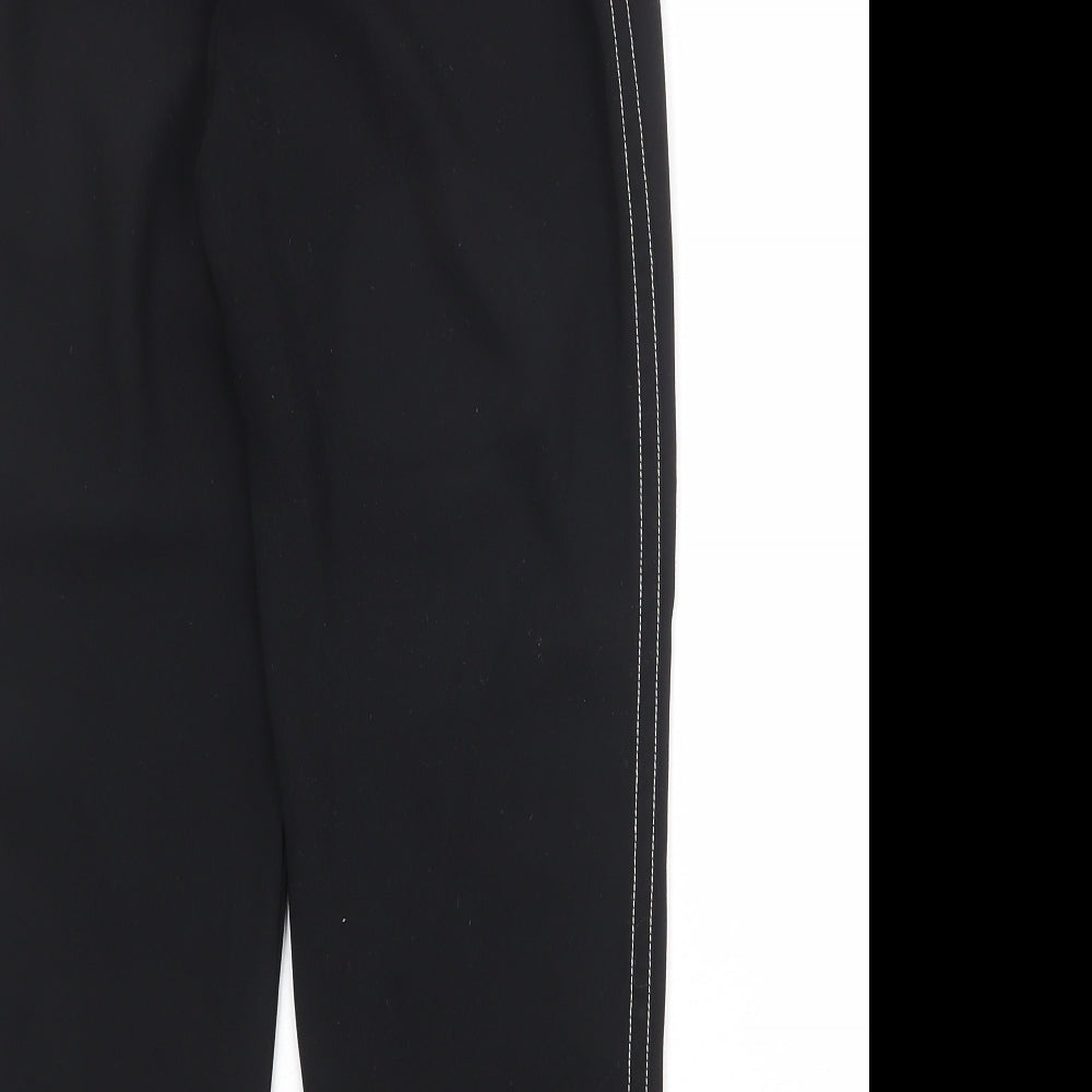Womens UK Size 6 Zara Regular Fit Black Trousers
