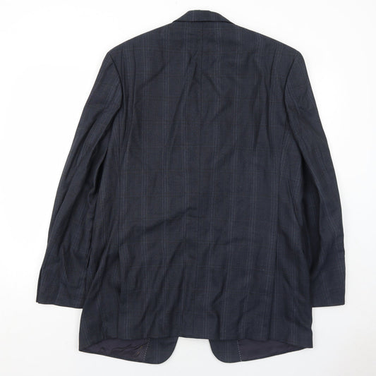 Mens UK Size 40 BARUTTI Regular Blue Suit Jacket