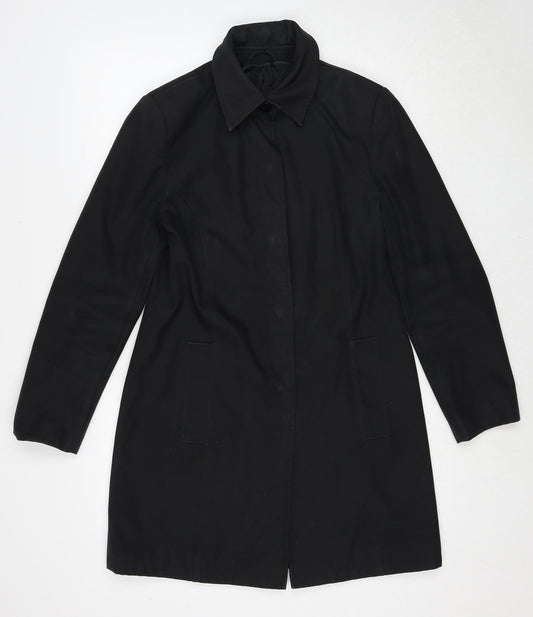 Womens UK Size 10 Principles Black Overcoat