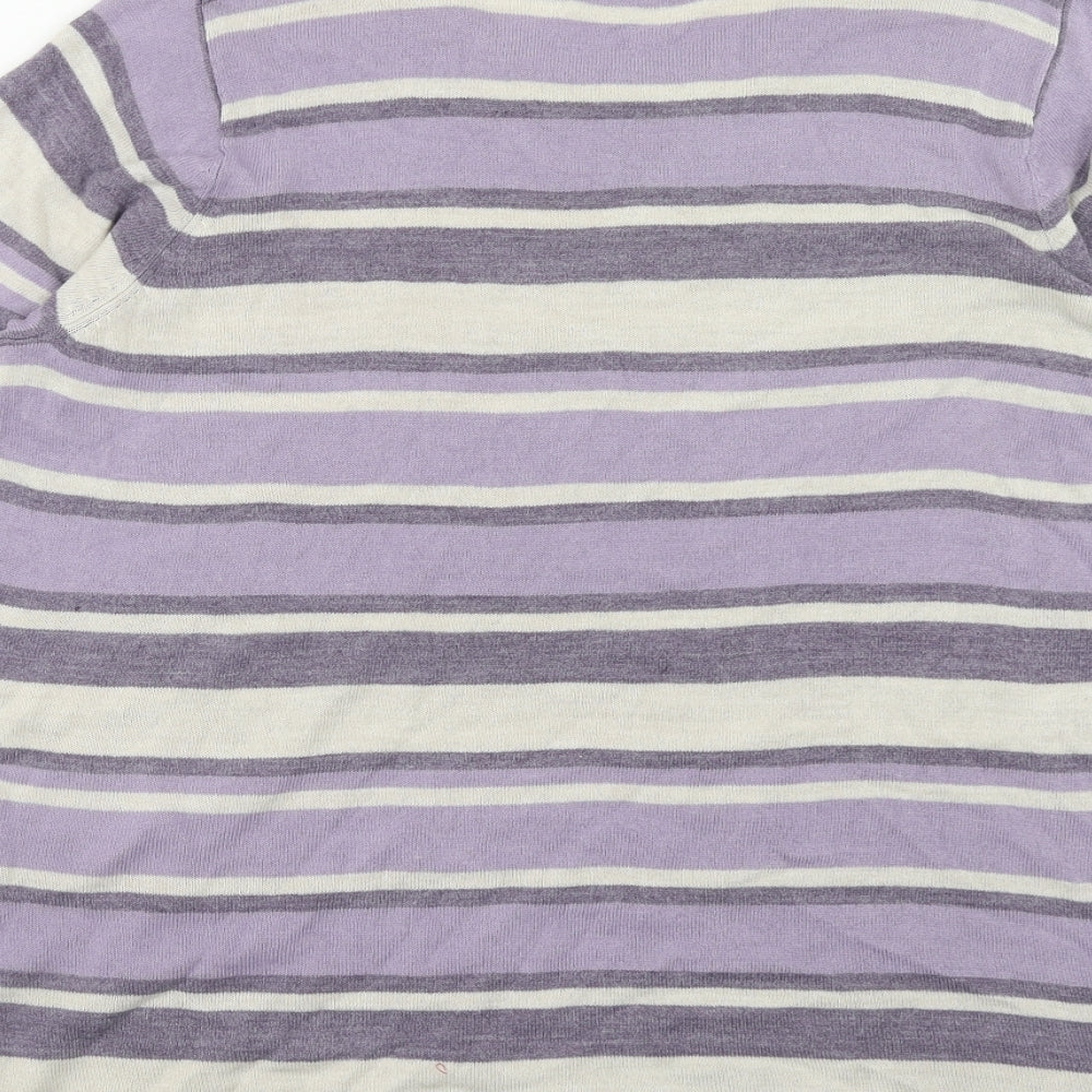 Womens UK Size 20 Marks and Spencer Purple Pullover Jumper