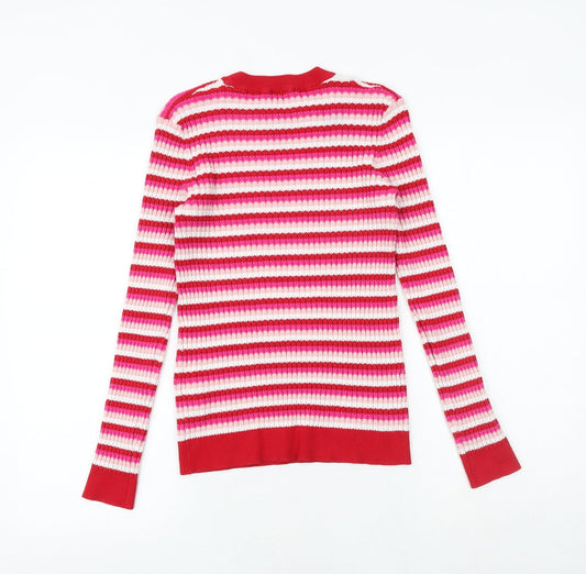 Womens UK Size 16 Warehouse Multicoloured Pullover Jumper