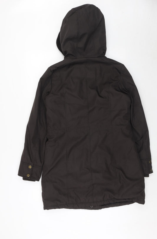 Womens UK Size XS Marc New York Brown Parka Coat