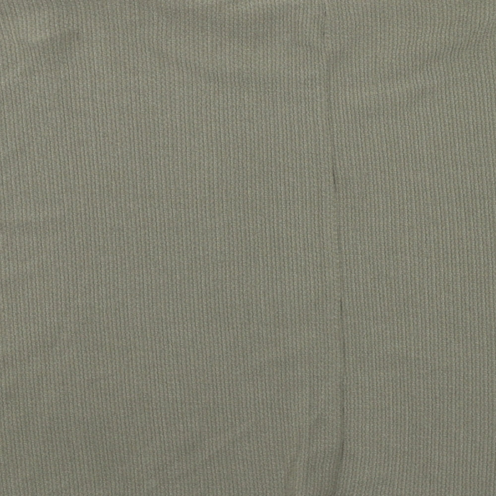 Miss Selfridge Womens Green Polyester Basic T-Shirt Size M Round Neck