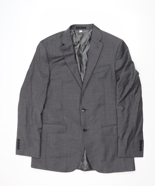 Mens UK Size 40 Autograph Regular Grey Suit Jacket