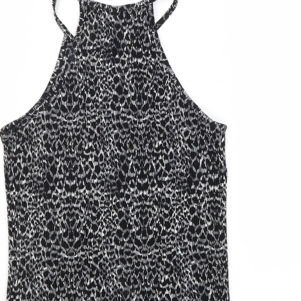 Womens UK Size 8 NEXT Black Basic Tank