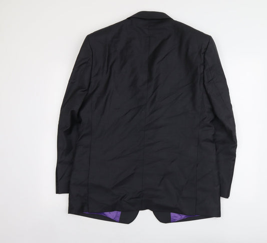 Mens UK Size L Greenwoods Regular Grey Suit Jacket